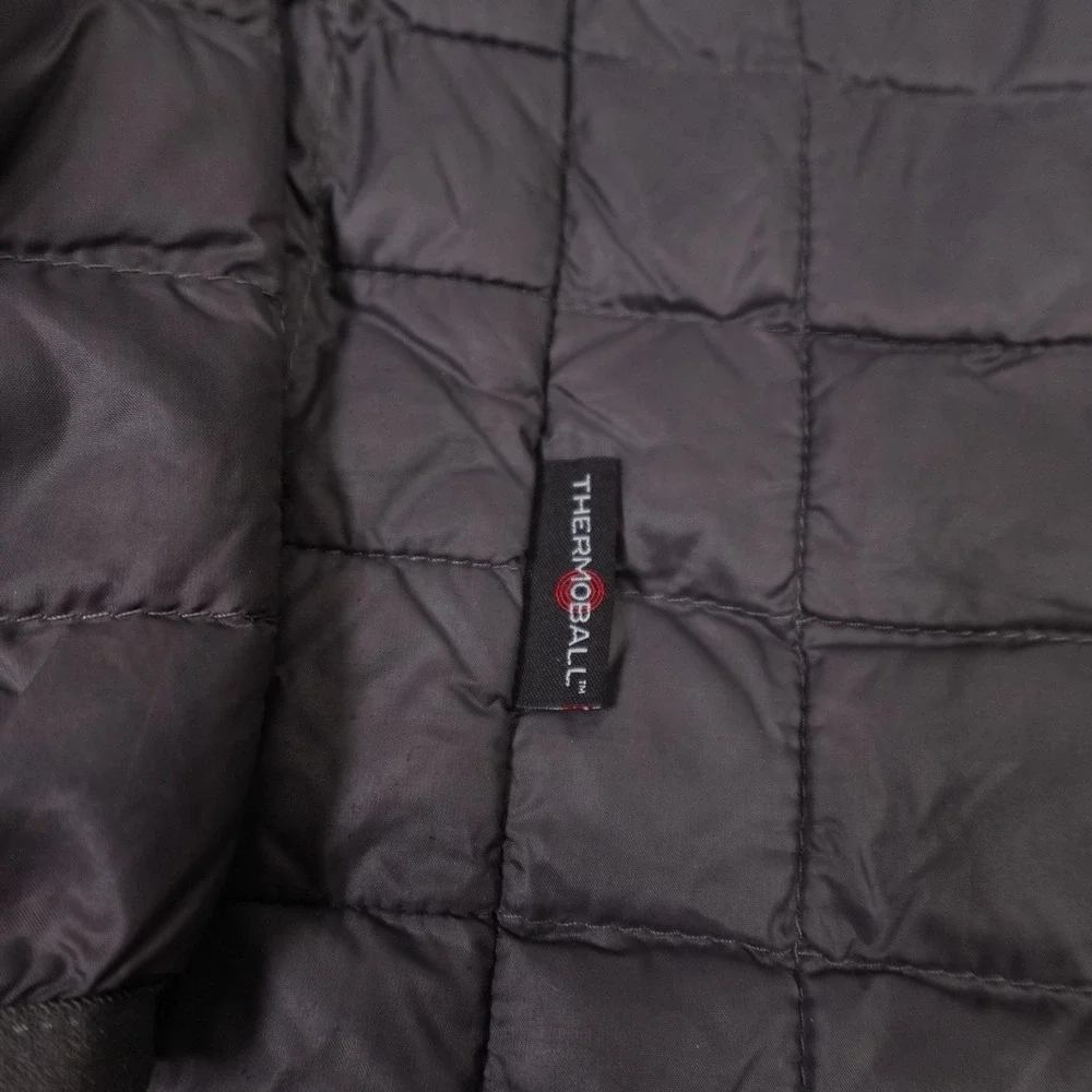 The North Face ThermoBall Jacket Boys 14-16 Gray Insulated Puffer Outdoor